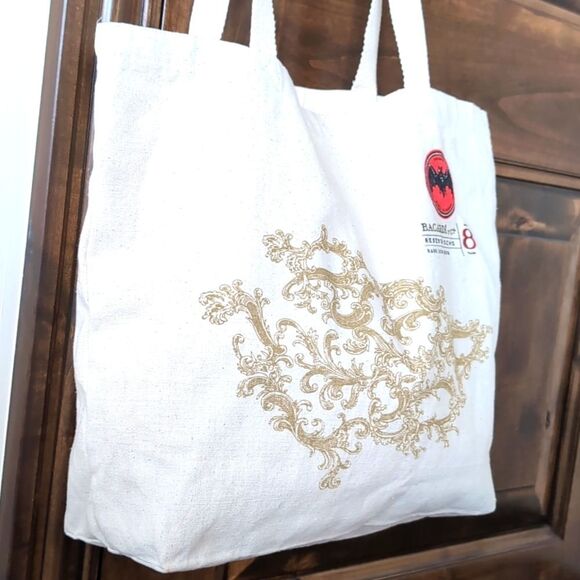 Rare Bacardi Reserva Rum Promotional Reusable Canvas Tote - Picture 5 of 12